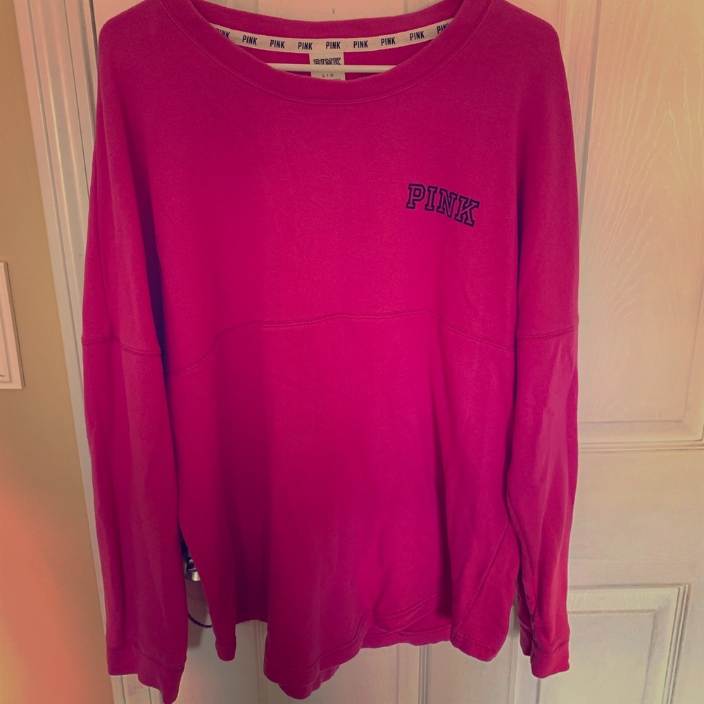 Fuschia Vs Pink Varsity Crew